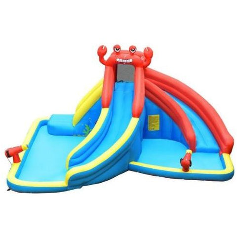 Costway Water Slides Inflatable Water Slide Crab Dual Slide Bounce House by Costway Inflatable Water Slide Crab Dual Slide Bounce House Costway 57042861