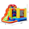 Image of Costway Water Slides Kid Inflatable Bounce House Water Slide Castle by Costway
