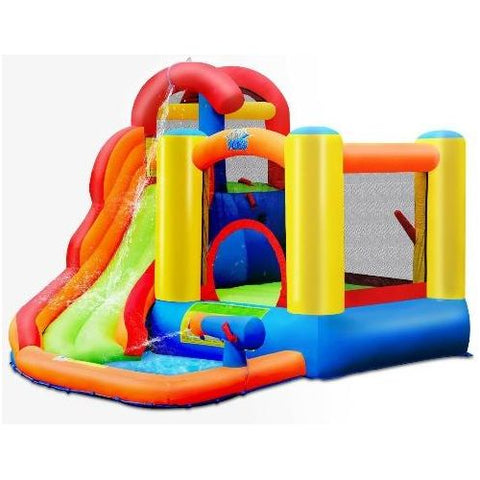 Costway Water Slides Kid Inflatable Bounce House Water Slide Castle by Costway