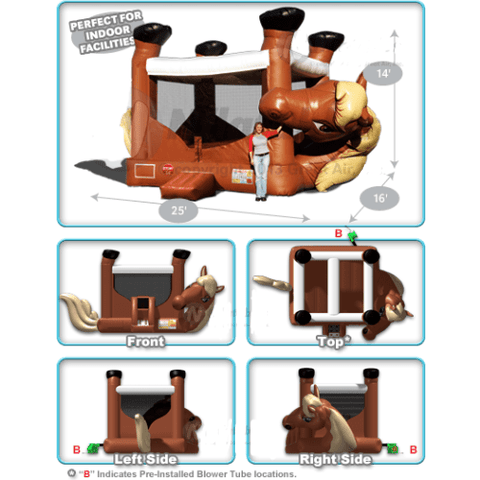15' Horse Belly Bouncer by Cutting Edge SKU# BC130701