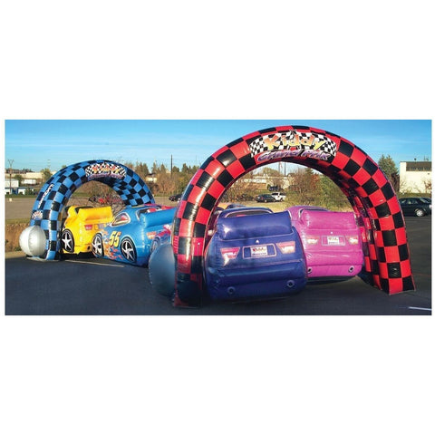 Cutting Edge Inflatable Bouncers 10'H Kiddy Grand Prix (Crawl-Through) by Cutting Edge 781880218593 K090101 10'H Kiddy Grand Prix (Crawl-Through) by Cutting Edge SKU#K090101
