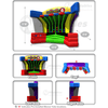 Image of Cutting Edge Inflatable Bouncers 11' 06"H Wacky Connect 4 Basketball Game by Cutting Edge 781880214373 IN560101B 11'H Wacky Connect 3 Basketball Game by Cutting Edge SKU# IN560101