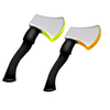 Image of Cutting Edge Inflatable Bouncers 11'H Battle Axe Blacklight Axe Throw (Single) by Cutting Edge 11'H Inflatable Battle Axe Blacklight Axe Throw (Double) Cutting Edge