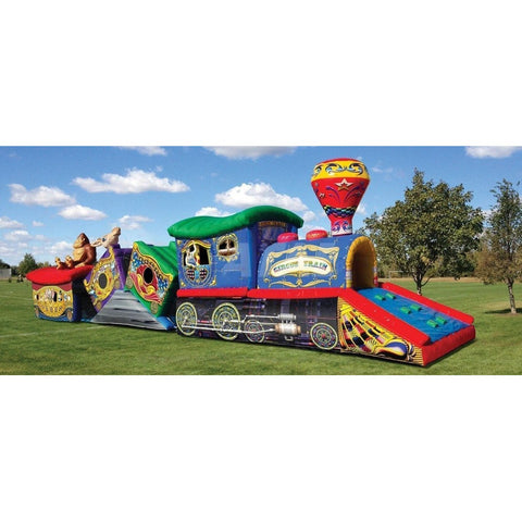 Cutting Edge Inflatable Bouncers 12'H Circus Train (Crawl-Through) by Cutting Edge 781880219255 K200101 12'H Circus Train (Crawl-Through) by Cutting Edge SKU#K200101