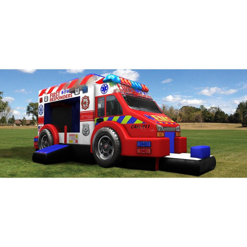 Cutting Edge Inflatable Bouncers 12'H First Responders Combo (Red) by Cutting Edge 781880213413 BC420102 12'H First Responders Combo (Red) by Cutting Edge SKU# BC420102