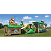 Image of Cutting Edge Inflatable Bouncers 12'H Jungle Train (Crawl-Through) by Cutting Edge 10'H Candy Playland by Cutting Edge SKU# P040101