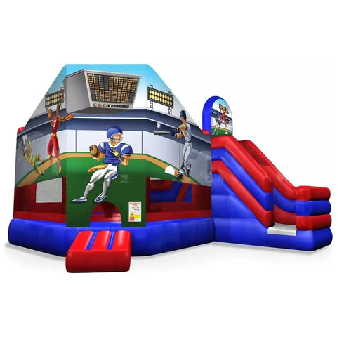 Cutting Edge Inflatable Bouncers 14'H All-Sports Club/Slide Combo by Cutting Edge 781880213062 SG104101AS 14'H Atlantis Club/Slide Combo by Cutting Edge SKU#SG104101