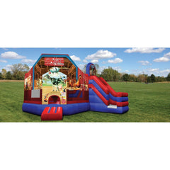Cutting Edge Inflatable Bouncers 14'H Funny Farm Club/Slide Combo by Cutting Edge 781880213857 SG100201 14'H Funny Farm Club/Slide Combo by Cutting Edge SKU #SG100201