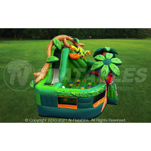 Cutting Edge Inflatable Bouncers 14'H Rainforest KidZone™ Wet/Dry Combo by Cutting Edge 781880240433 BC430901 14'H Rainforest KidZone™ Wet/Dry Combo by Cutting Edge SKU# BC430901