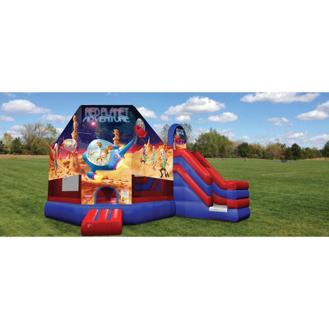 Cutting Edge Inflatable Bouncers 14'H Red Planet Adventure Club/Slide Combo by Cutting Edge 781880213468 SG100401 14'H Red Planet Adventure Club/Slide Combo Cutting Edge SKU#SG100401