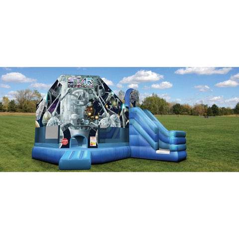 Cutting Edge Inflatable Bouncers 14'H Star Defender Club/Slide Combo by Cutting Edge 781880214380 SG100101 14'H Star Defender Club/Slide Combo by Cutting Edge SKU #SG100101