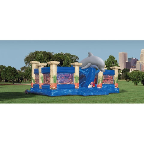 Cutting Edge Inflatable Bouncers 17'H Atlantis Playland by Cutting Edge K040201 19'H Jurassic Zoo by Cutting Edge SKU#K040101