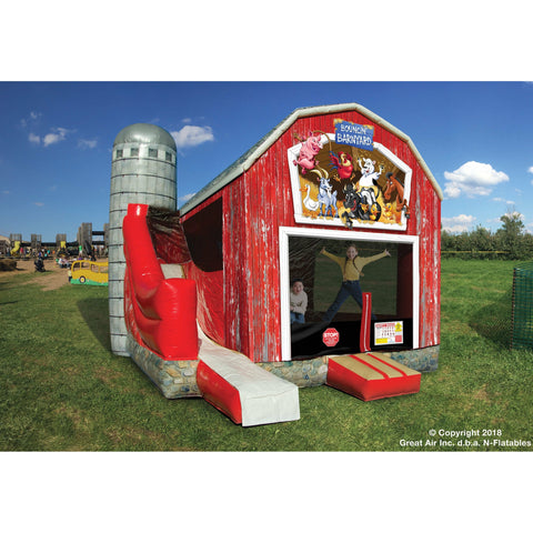 Cutting Edge Inflatable Bouncers 17'H Bouncin’ Barnyard 5-in-1 Combo™ by Cutting Edge 781880294627 B170701 17'H Bouncin’ Barnyard 5-in-1 Combo™ by Cutting Edge SKU# B170701
