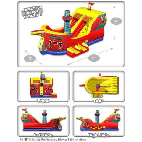 Cutting Edge Inflatable Bouncers 17'H Buccaneer by Cutting Edge 781880219996 K070201 17'H Buccaneer by Cutting Edge SKU#K070201