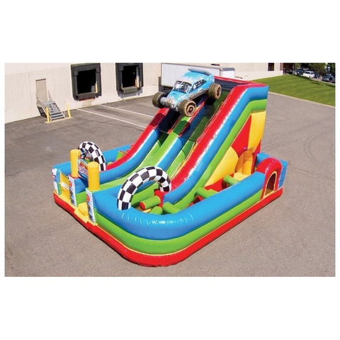 Cutting Edge Inflatable Bouncers 17'H Off-Road Slide Combo by Cutting Edge 781880218487 K250103 17'H Off-Road Slide Combo by Cutting Edge SKU#K250103