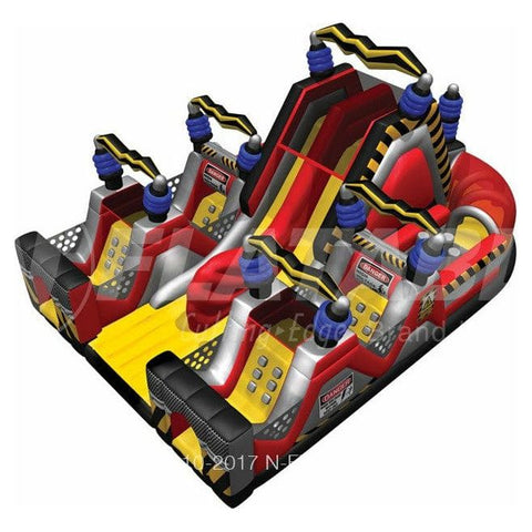 Cutting Edge Inflatable Bouncers 18'H High Voltage Chaos Obstacle by Cutting Edge 15'H High Voltage Chaos Jr. by Cutting Edge SKU# OB170201