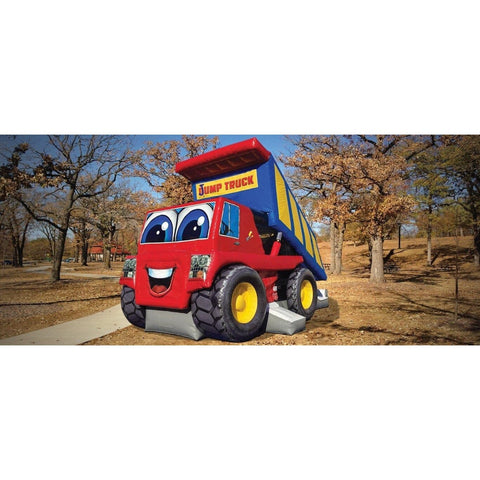 Cutting Edge Inflatable Bouncers 18'H Jump Truck Combo™ (Red/Blue) by Cutting Edge 781880214342 BC370201 18'H Jump Truck Combo (Yellow) by Cutting Edge SKU #BC370101
