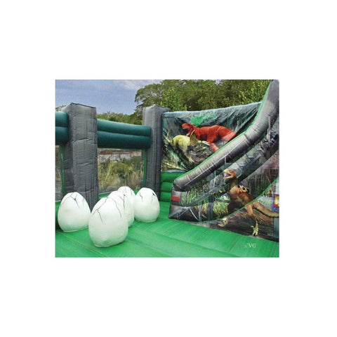 Cutting Edge Inflatable Bouncers 19'H Jurassic Zoo by Cutting Edge 26'H Dragon’s Tower Slide Combo by Cutting Edge SKU#K190101