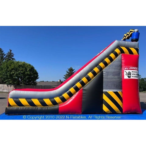 Cutting Edge Inflatable Bouncers 22'H High Voltage (22') Dual Slide by Cutting Edge S260107HV 16' 06"H Construction KidZone Wet/Dry Combo Cutting Edge SKU#BC431301