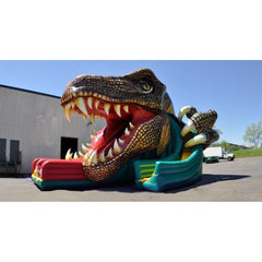 Cutting Edge Inflatable Bouncers 25'H Raptor Triple Slide™ by Cutting Edge 28'H King Croc Dual Slide by Cutting Edge SKU# S330201