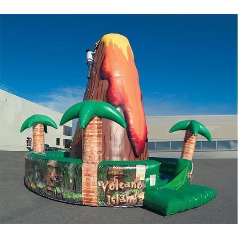Cutting Edge Inflatable Bouncers 25'H Volcano Island Inflatable Rock Climbing Wall by Cutting Edge 781880210917 IN180301 25H Volcano Island Inflatable Rock Climbing Wall Cutting Edge IN180301