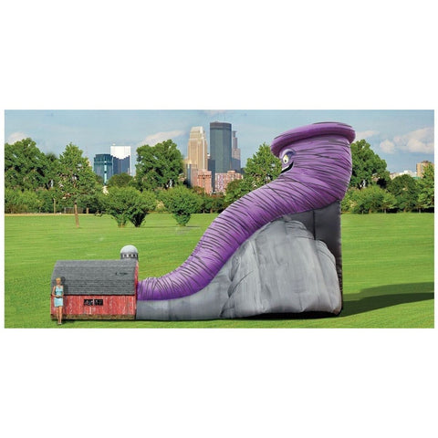 Cutting Edge Inflatable Bouncers 26'H Twisted Twister Slide by Cutting Edge S130101 23'H Fire Dog Big Mouth by Cutting Edge SKU#S400201