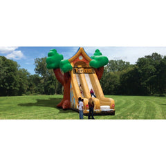 Cutting Edge Inflatable Bouncers 30'H Tree House by Cutting Edge 22'H Big Red Fire Truck Slide by Cutting Edge SKU#S010301
