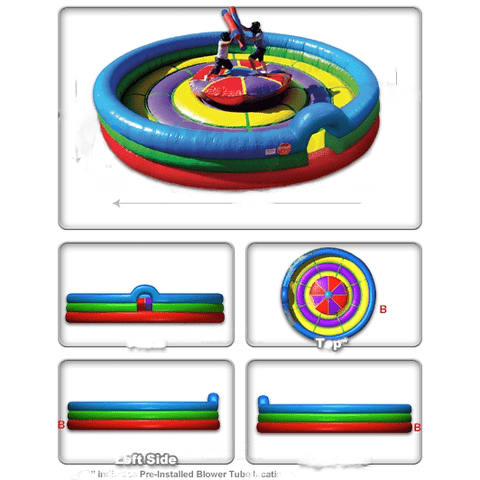 Cutting Edge Inflatable Bouncers 5'H Wacky Rock & Joust by Cutting Edge 15'H Football Challenge Inflatable by Cutting Edge SKU# IN630101