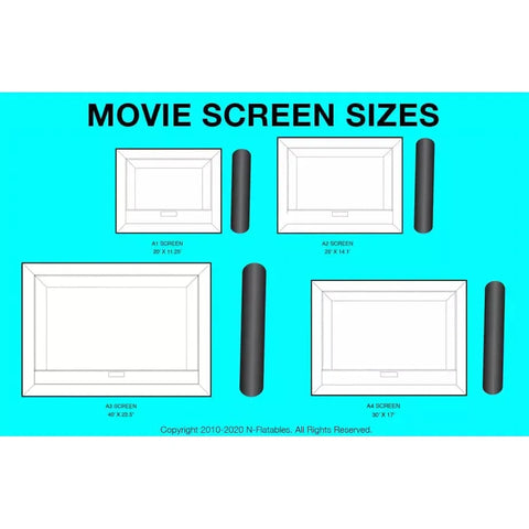 Cutting Edge Inflatable Bouncers A1 Movie Screen (20‘x11’) by Cutting Edge 781880213604 CNA1 A1 Movie Screen (20‘x11’) by Cutting Edge SKU#CNA1