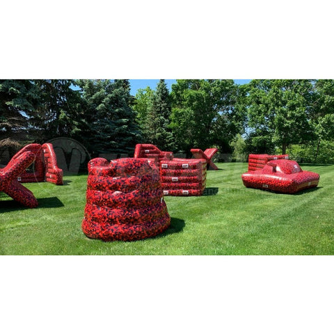 Cutting Edge Inflatable Bouncers Paintball / Laser Tag Obstacles [Captured-Air] by Cutting Edge 11'H Wacky Connect 3 Basketball Game by Cutting Edge SKU# IN560101