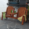 Image of Dundalk Leisurecraft Outdoor Furniture Log Couples Seating Set CT2344 by Dundalk Leisurecraft CT2344