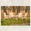 Image of Dundalk Leisurecraft Outdoor Furniture Log  Family Seating Set CT2144 by Dundalk Leisurecraft CT2144