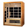 Image of Dynamic Saunas Direct Saunas ***New 2020 Model*** Marseille 3 Person Ultra Low EMF FAR Infrared Sauna by Dynamic Saunas Direct 019962850660 DYN-6308-01 **New 2020 Model** Marseille 3 Person Ultra Low EMF FAR Infrared Sauna