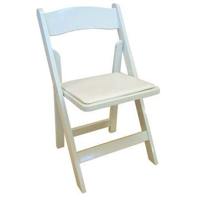 Eagle Bounce Folding Chairs & Stools 4 White Plastic Resin Chairs by Eagle Bounce 781880285335 Chair-ST-White