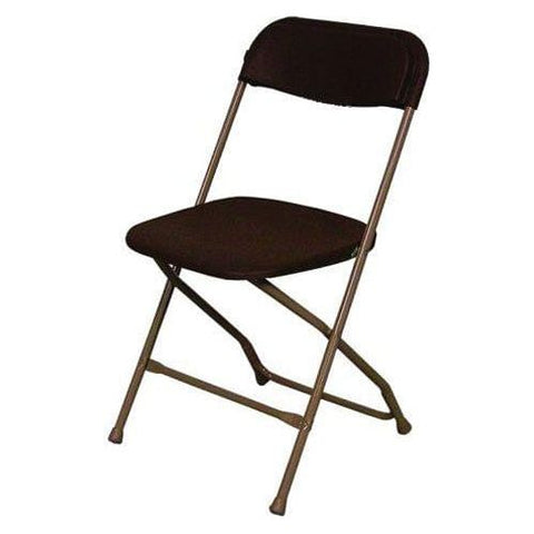 Eagle Bounce Folding Chairs & Stools Brown Steel/Poly Folding Chair by Eagle Bounce 10-Chairs-ST-Brown