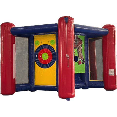 Eagle Bounce Inflatable Bouncers 10'H 3-in-1 Interactive Game by Eagle Bounce