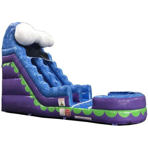 Eagle Bounce Inflatable Bouncers 18'H Purple Slide Wet n Dry by Eagle Bounce