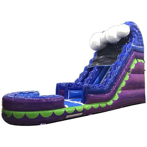 Eagle Bounce Inflatable Bouncers 18'H Purple Slide Wet n Dry by Eagle Bounce