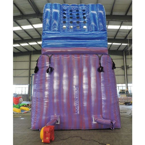 Eagle Bounce Inflatable Bouncers 21'H Purple Slide With Pool by Eagle Bounce