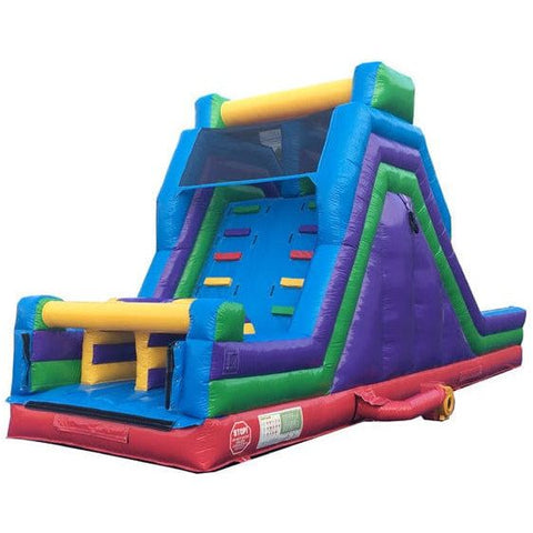 Eagle Bounce Inflatable Bouncers 45'L 2-Lane Slide Piece With Removable Pool by Eagle Bounce