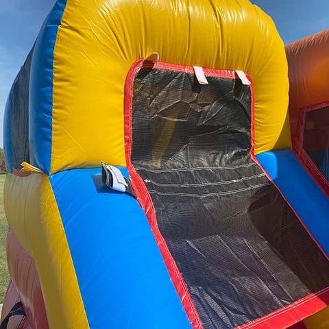 Eagle Bounce Inflatable Bouncers 8'H Red n Blue Combo by Eagle Bounce
