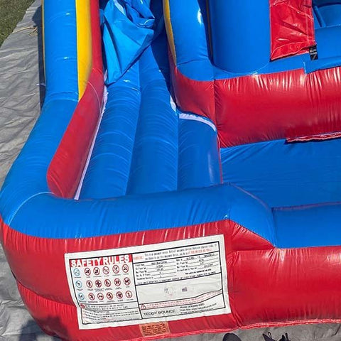 Eagle Bounce Inflatable Bouncers 8'H Red n Blue Combo by Eagle Bounce