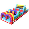 Image of Eagle Bounce Inflatable Bouncers 85'L Obstacle Course w Removable Pool by Eagle Bounce