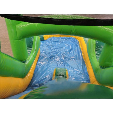 Eagle Bounce Inflatable Bouncers Green Combo Wet n Dry by Eagle Bounce