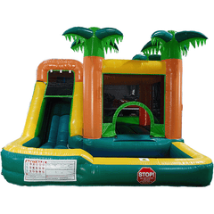 Eagle Bounce Inflatable Bouncers Included 14'H Palm Tree Combo by Eagle Bounce TB-C-002-WLG