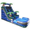Image of Eagle Bounce Inflatable Bouncers Included 18'H Blue Slide Wet n Dry by Eagle Bounce 781880257196 WS-3204-WLG
