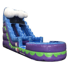 Eagle Bounce Inflatable Bouncers Included 18'H Purple Slide Wet n Dry by Eagle Bounce 781880270362 WS-3201-WLG