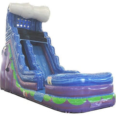 Eagle Bounce Inflatable Bouncers Included 21'H Purple Slide With Pool by Eagle Bounce 781880257158 WS-3051