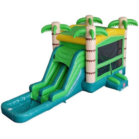 Eagle Bounce Inflatable Bouncers Included Palm Tree Combo With Pool by Eagle Bounce 781880289241 CB-2103-WLG