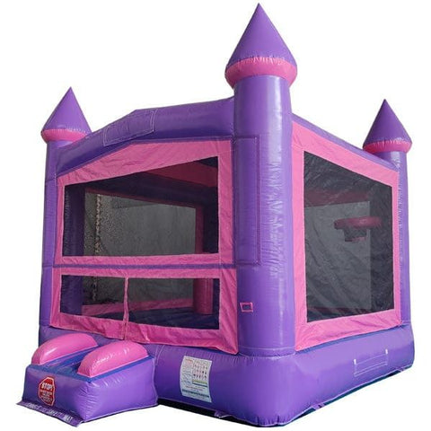 Eagle Bounce Inflatable Bouncers Pink Castle Bouncer by Eagle Bounce